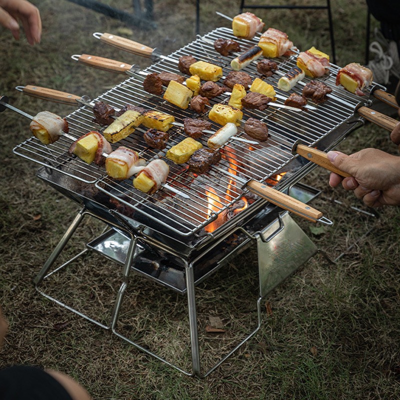 Barbecue portable pliable en a - Camping Cooking Fire Pit avis et prix