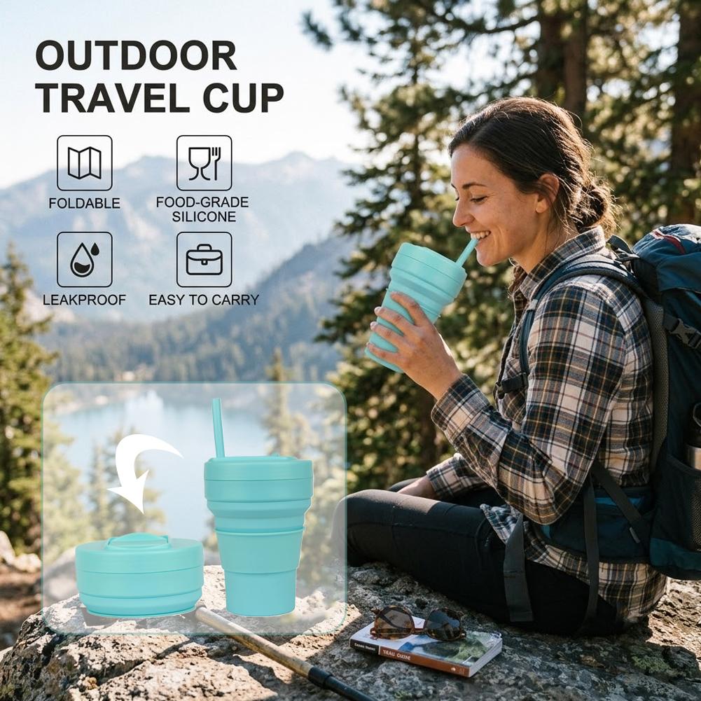 Tasse à café pliable en silico - Camping Cooking Mug avis et prix