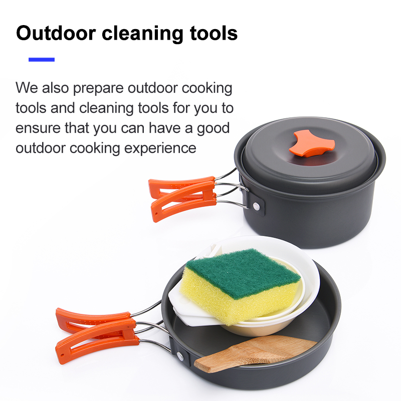 Widesea Camping ensemble d'ust - Camping Cooking Set With Kettle avis et prix