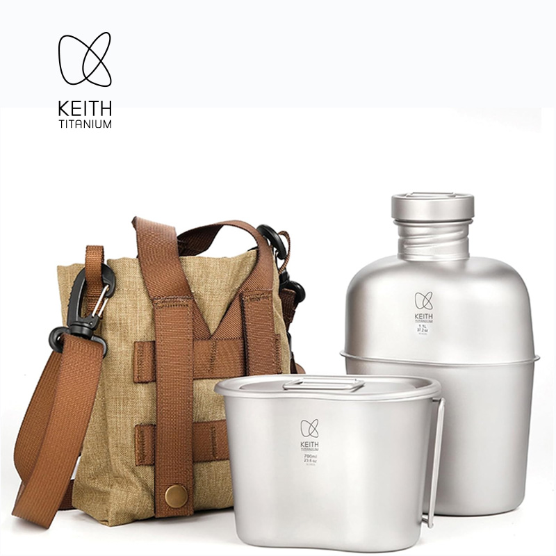 KEITH Kit de cantine en titane - Camping Cooking Mess Kit avis et prix