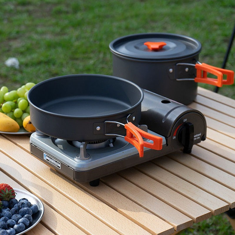 Ensemble de casseroles en alum - Camping Cooking Mess Kit avis et prix