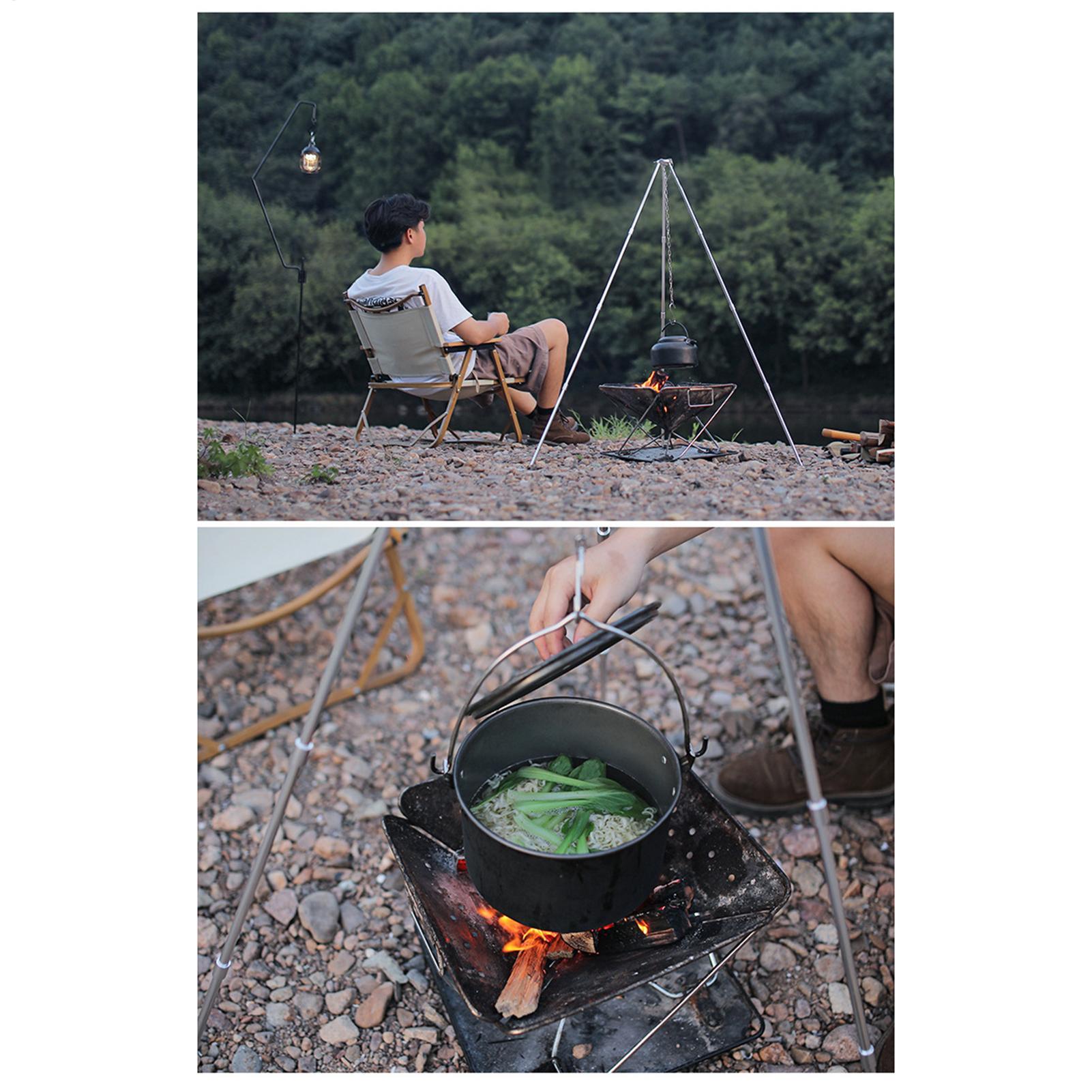 Support de cuisson triangulair - Camping Cooking Pot Tripod avis et prix