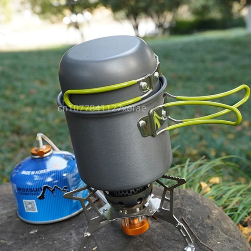 Bol et Pot pliants portables e - Camping Cooking Mess Kit avis et prix