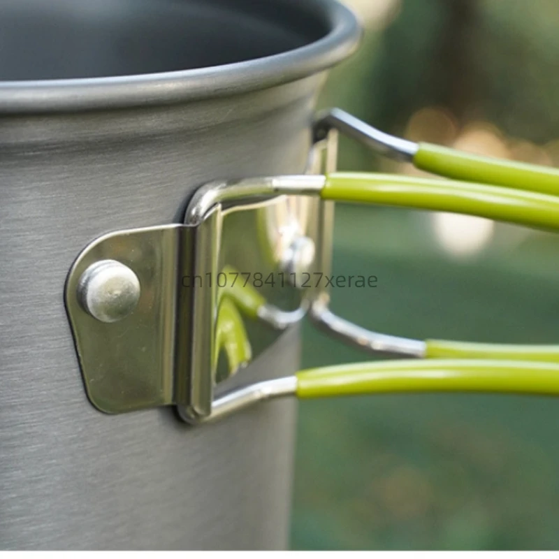 Bol et Pot pliants portables e - Camping Cooking Mess Kit avis et prix
