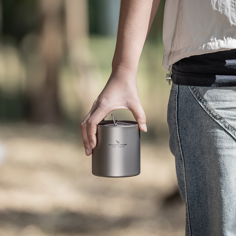 Tasse à Double paroi en titane - Camping Cooking Mug avis et prix