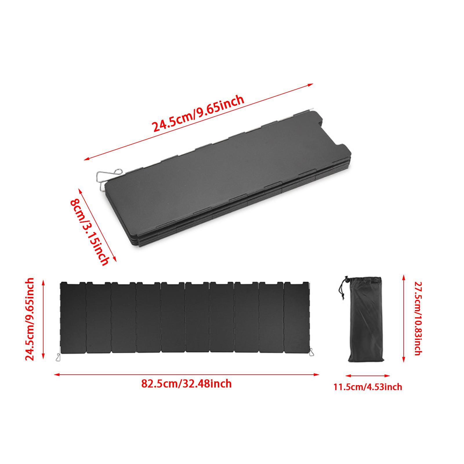 Bouclier coupe-vent pliable en - Camping Cooking Wind Blocker avis et prix