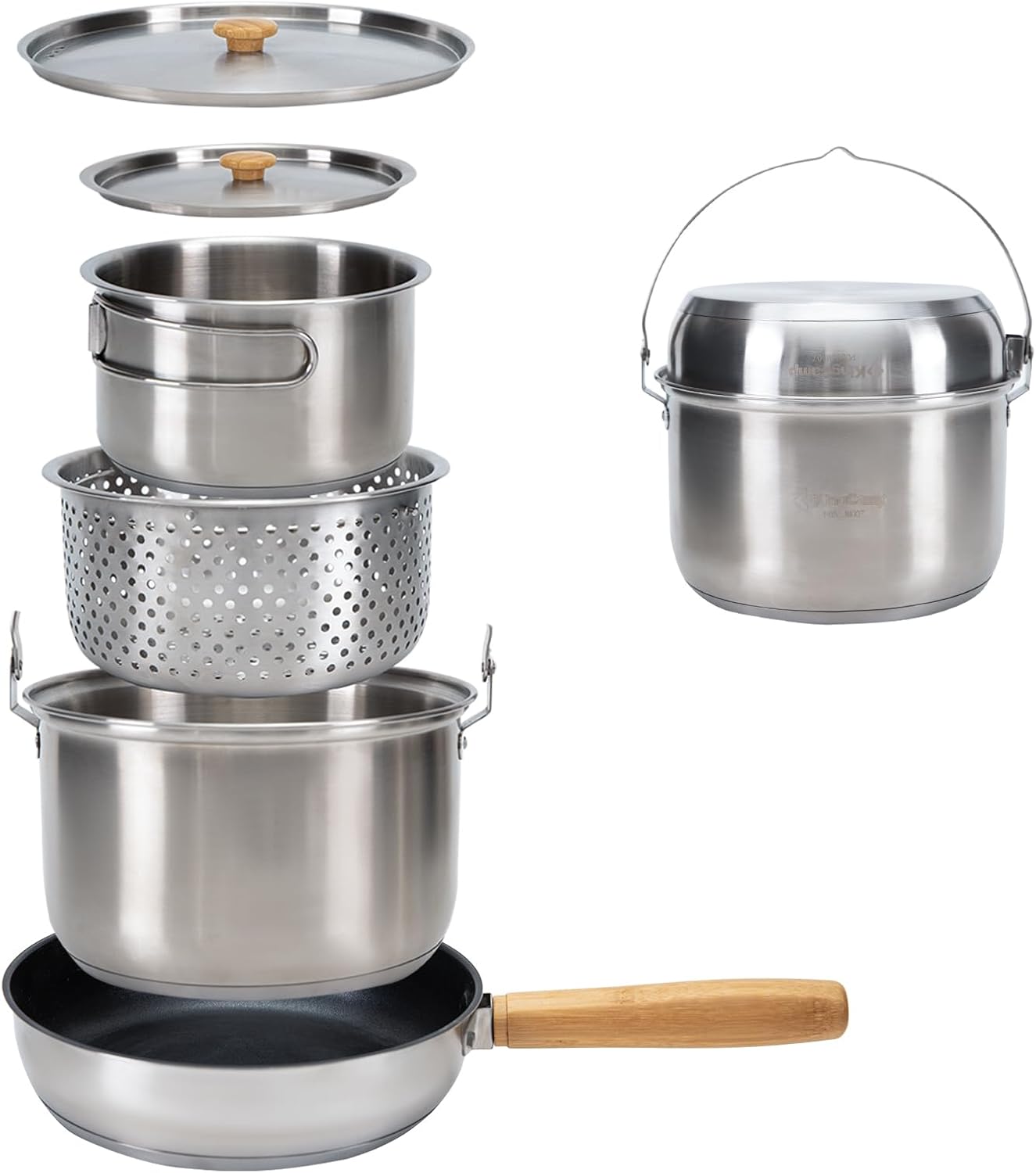 Ensemble de cuisine de camping - Camping Cooking Set With Kettle avis et prix