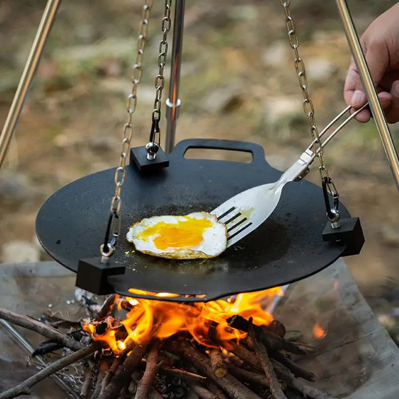 Trépied de camping en aluminiu - Camping Cooking Pot Tripod avis et prix