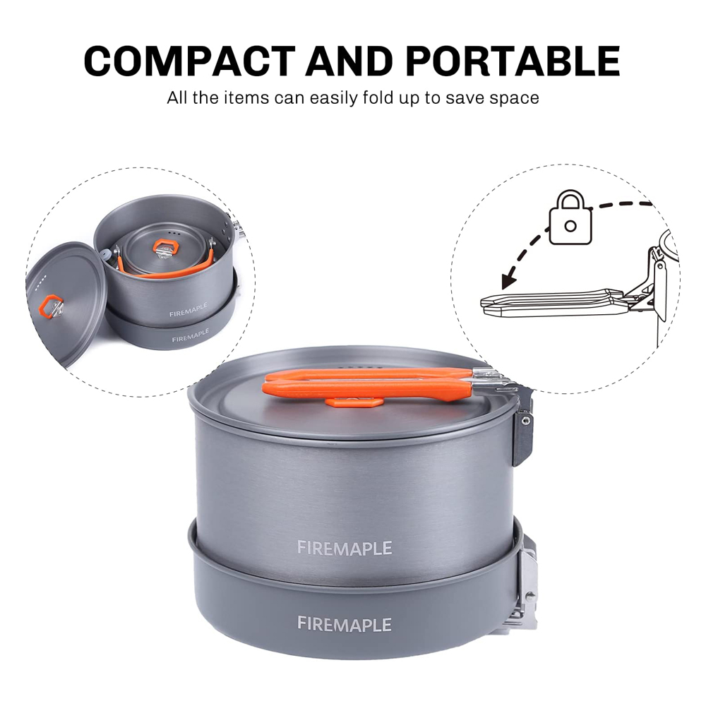 Fire Maple Camping Ustensiles  - Camping Cooking Set With Kettle avis et prix