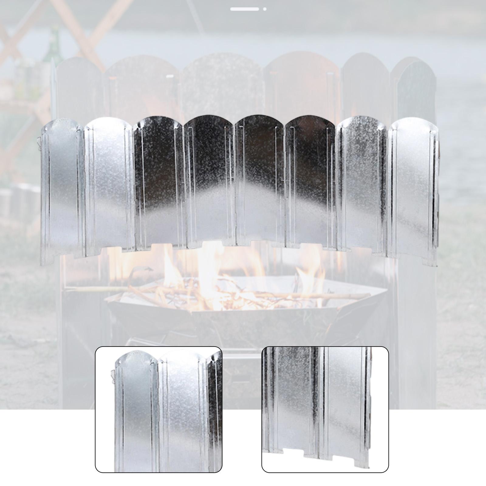 Paravent pliable en fer portab - Camping Cooking Wind Blocker avis et prix
