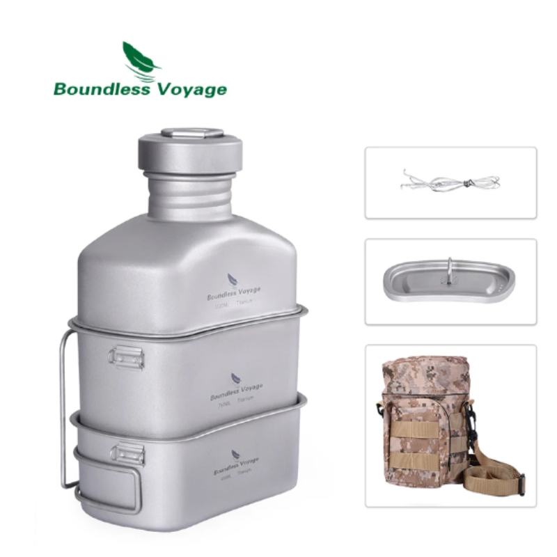 Boundless Voyage-Ensemble de c - Camping Cooking Mess Kit avis et prix