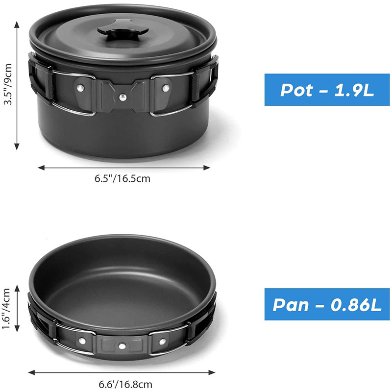 1 Ensemble de cuisine de campi - Camping Cooking Set With Kettle avis et prix