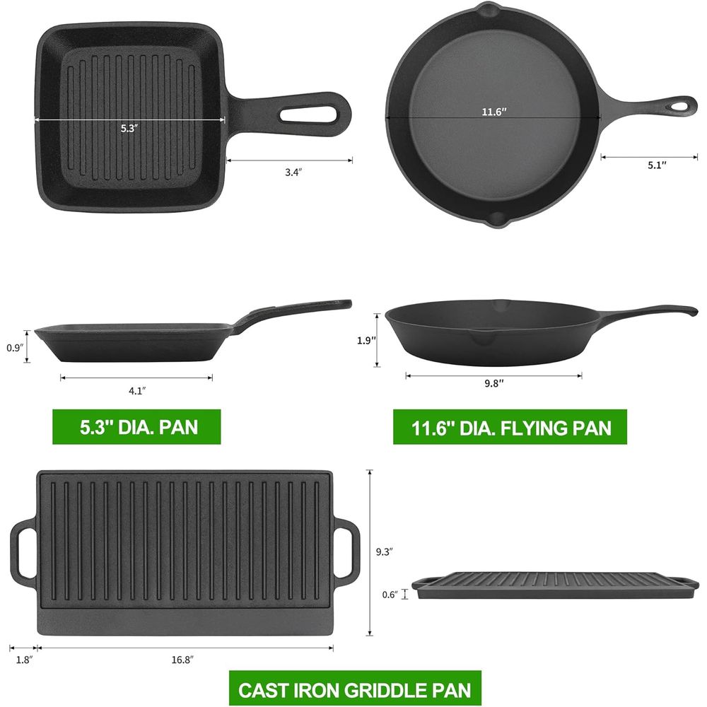 Ensemble de cuisson 8 pièces e - Camp Dutch Oven Cast avis et prix