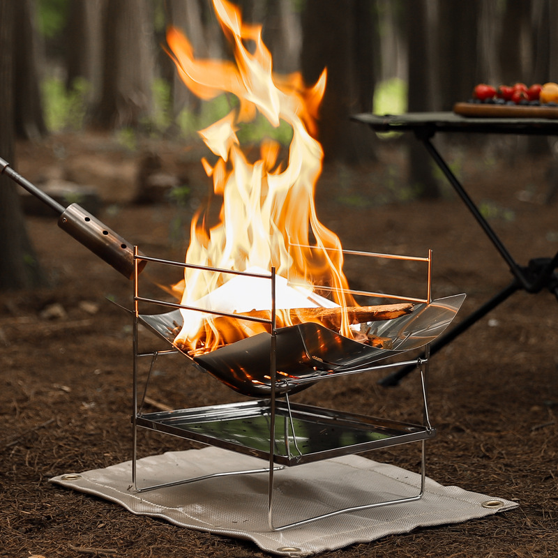 Poêle de Camping à bois Portab - Camping Cooking Fire Pit avis et prix