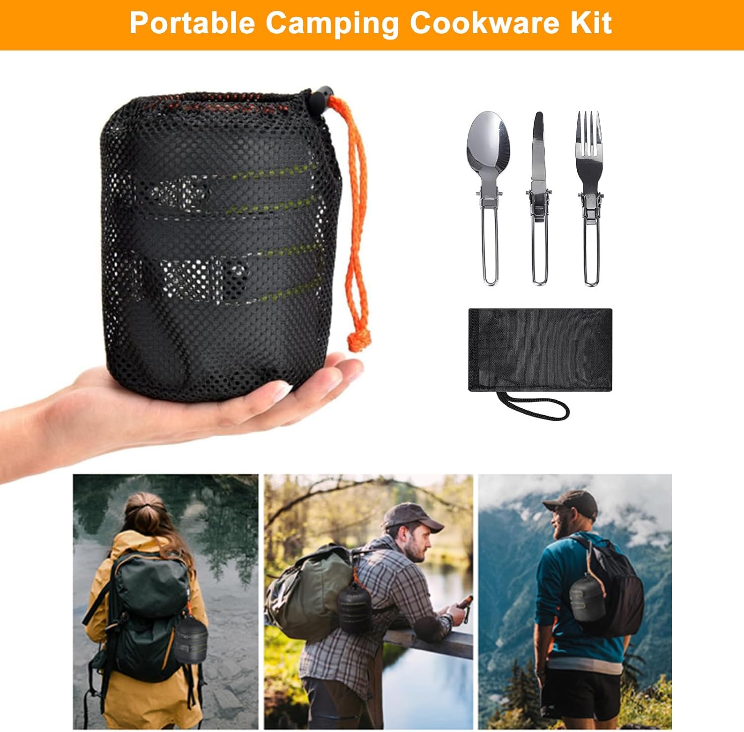 Kit de cuisine de camping, équ - Camping Cooking Mess Kit avis et prix