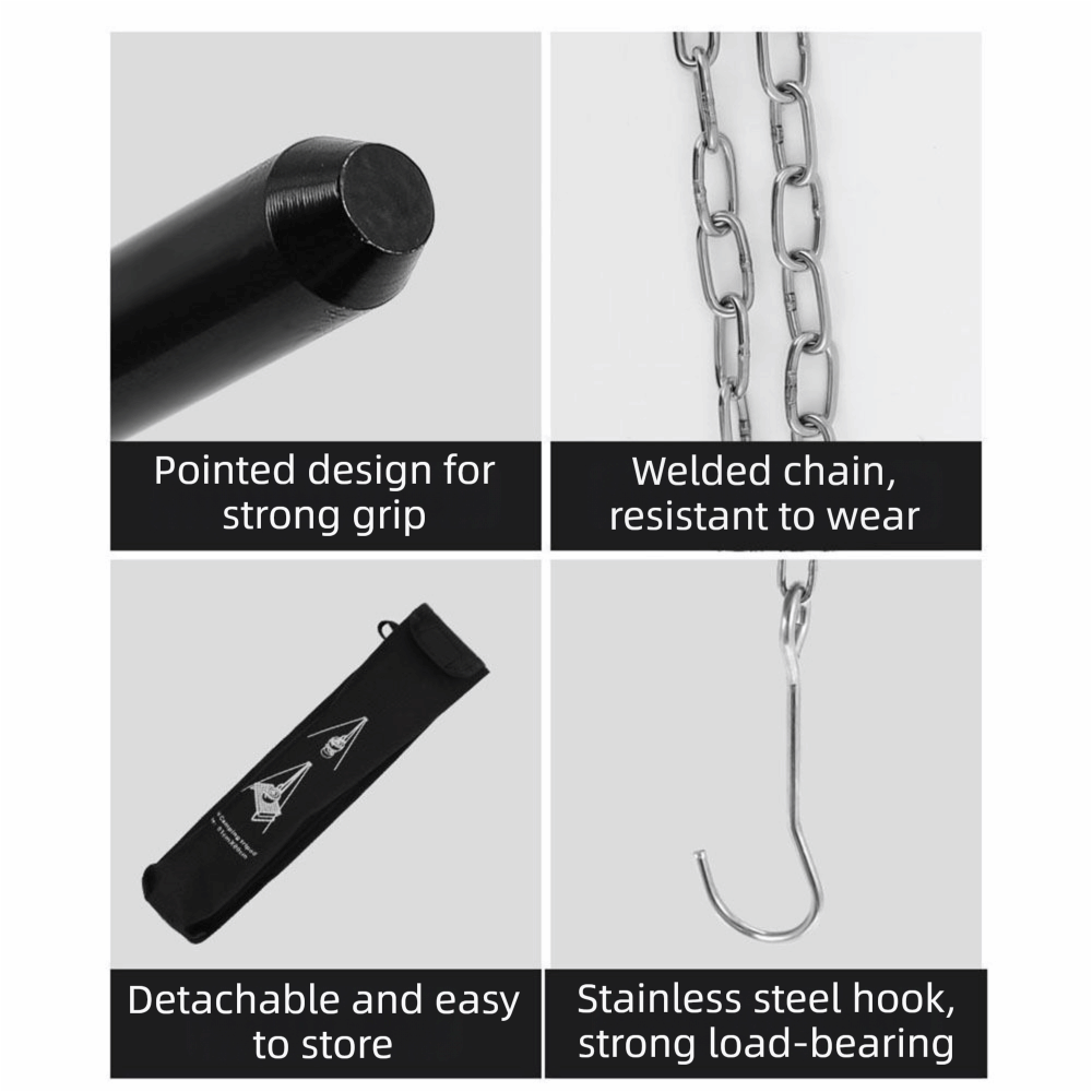 Trépied de camping portable, h - Camping Cooking Pot Tripod avis et prix